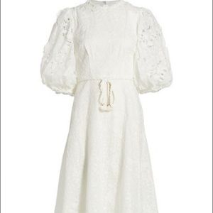 Lola embroidered midi dress, size 0p, Zimmerman